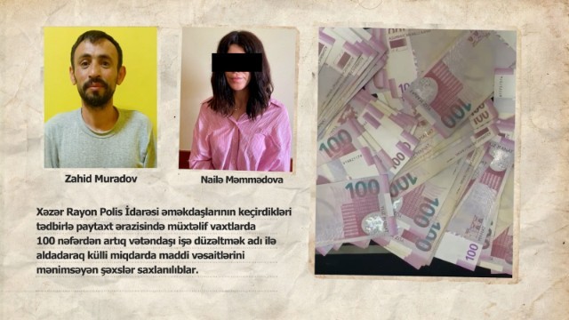 Polis TƏCİLİ HƏRƏKƏTƏ KEÇDİ -Nailə Məmmədova və Zahid Muradov saxlanıldı + VİDEO